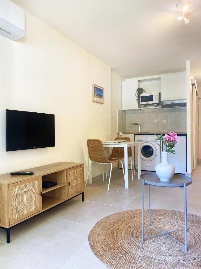 Studio Renove, 5Mn Plage, Terrasse, Clim, Velos 생 망드리에 쉬르 메르 외부 사진